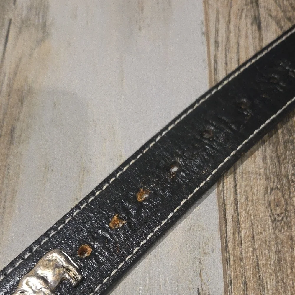 Men's Black Leather Belt